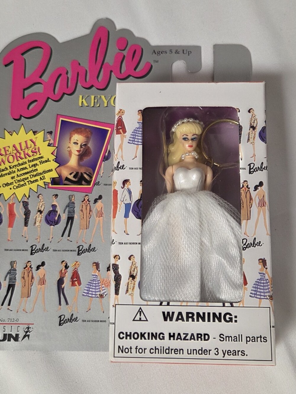 New in Box Barbie Keychain "Wedding Day 1959"